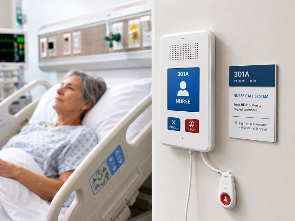 hospital or clinic ELV and security installation in the UAE