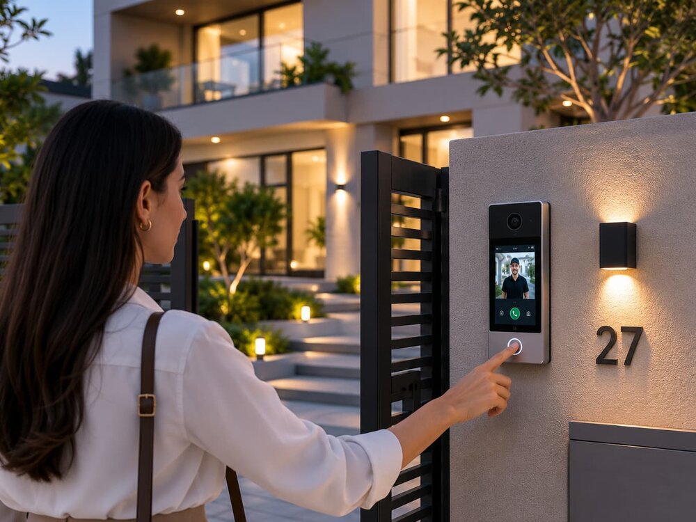 villa smart home automation installation in the UAE